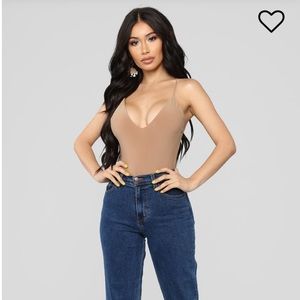 Fashionnova tan bodysuit